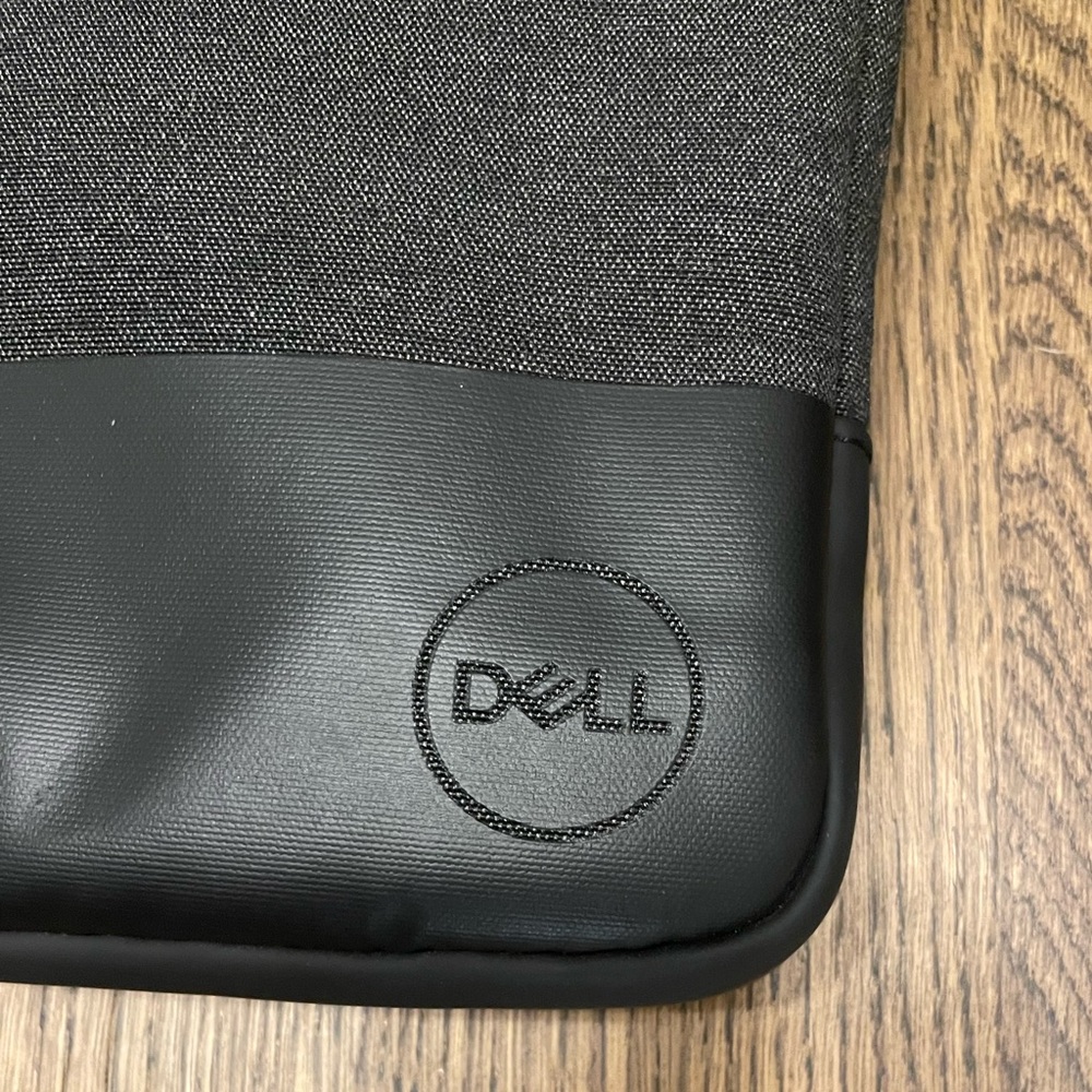DELL Black & Dark Grey Laptop Bag. Measurements in pictures.